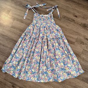 En Saison Smocked Floral Midi Dress